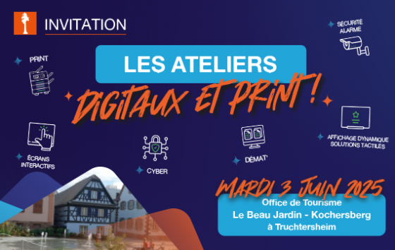 EVENEMENT - Les ateliers Digitaux et Print à Truchtersheim !